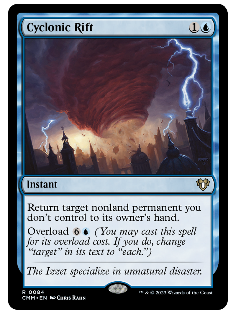 Cyclonic Rift - Commander Masters - Artist's Proof — The Art of